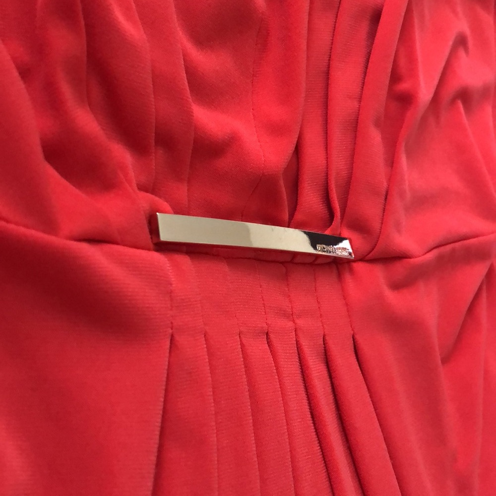 Women, Dress, Michael Kors, Medium,  Apricot (Deep bright orange) - Picture 11 of 13